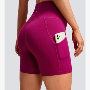 Women's Pink Athletic Shorts